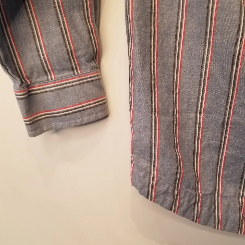 Faded‎ Glory Boys Dress Shirt Button S / 6